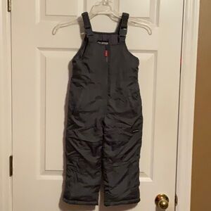 Oshkosh Boys’ Adjustable Straps Overall Charcoal Snow Bib Snowsuit Skiing Size 4